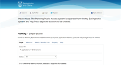 Desktop Screenshot of planning.basingstoke.gov.uk